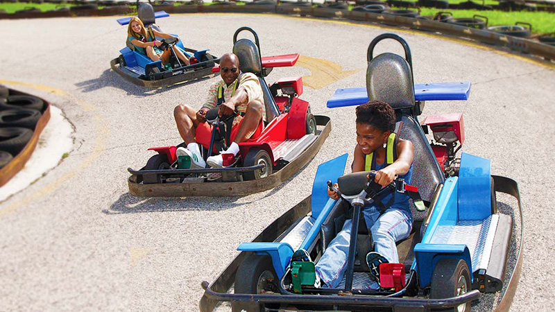Racing Go Karts!